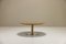 Table Basse Ronde en Erable Birds Eye et Aluminium par Sergio Saporiti, Italie, 1980s 3