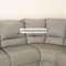 Natuzzi 1801 Ecksofa aus Leder in Grau 4