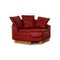Corner Chair in Red Leather from Stressless, Image 1