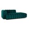 Moonraft Two-Seater Turquoise Sofa from Bretz 6