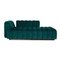 Moonraft Two-Seater Turquoise Sofa from Bretz 1
