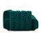 Moonraft Two-Seater Turquoise Sofa from Bretz 7