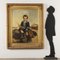 Nordeuropäischer Künstler, Porträt eines Kindes, Öl auf Leinwand, gerahmt 2