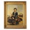 Artista del norte de Europa, Retrato de niño, Óleo sobre lienzo, Enmarcado, Imagen 1