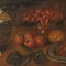 Artista italiano, Bodegón con frutas, verduras y gato, década de 1600, óleo sobre lienzo, Imagen 3