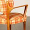 Italienische Vintage Stühle aus Metall & Stoff, 1950er 6