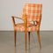 Italienische Vintage Stühle aus Metall & Stoff, 1950er 9