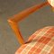 Vintage Italian Chairs in Metal and Fabric, 1950s 5