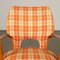 Vintage Italian Chairs in Metal and Fabric, 1950s, Image 4