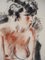 André Dignimont, Nude in a Wool Coat, Original Signed Watercolor, Image 4