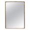 Italian Rectangular Brass Wall Mirror, 1960s 1