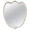 Specchio Shield in ottone di Paolo Buffa, Italia, anni '60, Immagine 1
