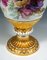 Meissen Vase mit Schlangenhenkel und weicher Blumenmalerei, Leuteritz zugeschrieben, 1865 6