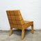 French Tri-Tone Woven Rattan Lounge Chair, 1970s 6