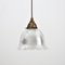 Glass Pendant Light from Holophane, 1930s, Image 1