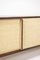 Sideboard in Wenge, Raffia and Lacquered Metal, 1970s 7