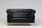 DS 540 Sofa Set aus schwarzem Leder von De Sede, 2009, 3er Set 14