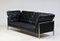 DS 540 Sofa Set in Black Leather from De Sede, 2009, Set of 3 4