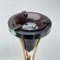 Art Deco Ashtray Stand in Brass and Bakelite attributed to Demeyere, Belgium, 1930s 2