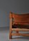 Danish Modern Spanish Chair in Oak and Saddle Leather attributed to Børge Mogensen for Fredericia, 1950s 10