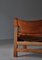 Sedia moderna in quercia e pelle attribuita a Børge Mogensen per Fredericia, Danimarca, anni '50, Immagine 10