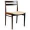 Scandinavian Modern Rosewood Dining Chairs attributed to Henry Rosengren Hansen for Brande Møbelindustri, 1960s, Set of 6 1