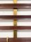 Perchero Mid-Century de listones con ganchos de latón atribuido a Jules Wabbes, Bélgica, años 50, Imagen 6