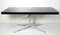 Black Lacquered Double Sided Desk attributed to Florence Knoll, 1960s 2