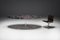 Oval Burgundy Marble Dining Table attributed to Florence Knoll, USA, 1960s, Image 12