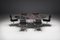 Oval Burgundy Marble Dining Table attributed to Florence Knoll, USA, 1960s, Image 16