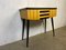 Small Mid-Century Cabinet in Wood and Brass 3