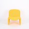 Mid-Century Yellow Alky Italian Armchairs by Giancarlo Piretti for Castelli, 1970s 10