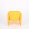 Mid-Century Yellow Alky Italian Armchairs by Giancarlo Piretti for Castelli, 1970s 7