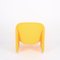 Mid-Century Yellow Alky Italian Armchairs by Giancarlo Piretti for Castelli, 1970s, Image 7