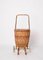 French Riviera Woven Wicker and Rattan Shopping Trolley, 1960s, Image 15