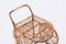 Mid-Century French Riviera Bar Cart in Bamboo and Wicker, 1950s 11