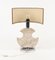 Mid-Century Table Lamp in Travertine and Chrome from Studio Ce, Italy, 1970s, Image 8