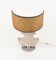 Mid-Century Table Lamp in Travertine and Chrome from Studio Ce, Italy, 1970s 5