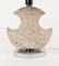 Mid-Century Table Lamp in Travertine and Chrome from Studio Ce, Italy, 1970s 12