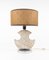 Mid-Century Table Lamp in Travertine and Chrome from Studio Ce, Italy, 1970s 3