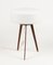 Tripod Tischlampe aus Teak, Opalglas & Messing im Stilnovo Stil, Italien, 1960er 4