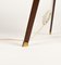 Tripod Table Lamp in Teak, Opaline Glass and Brass in the style of Stilnovo, Italy, 1960s 13