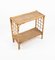 Mid-Century Rattan and Bamboo Console Table, Italy, 1970s 4