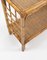 Mid-Century Rattan and Bamboo Console Table, Italy, 1970s 16