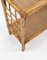 Mid-Century Rattan and Bamboo Console Table, Italy, 1970s, Image 16