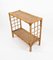 Mid-Century Rattan and Bamboo Console Table, Italy, 1970s 10