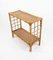 Mid-Century Rattan and Bamboo Console Table, Italy, 1970s, Image 10