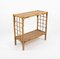 Mid-Century Rattan and Bamboo Console Table, Italy, 1970s, Image 15