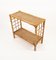 Mid-Century Rattan and Bamboo Console Table, Italy, 1970s, Image 11