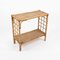 Mid-Century Rattan and Bamboo Console Table, Italy, 1970s, Image 5